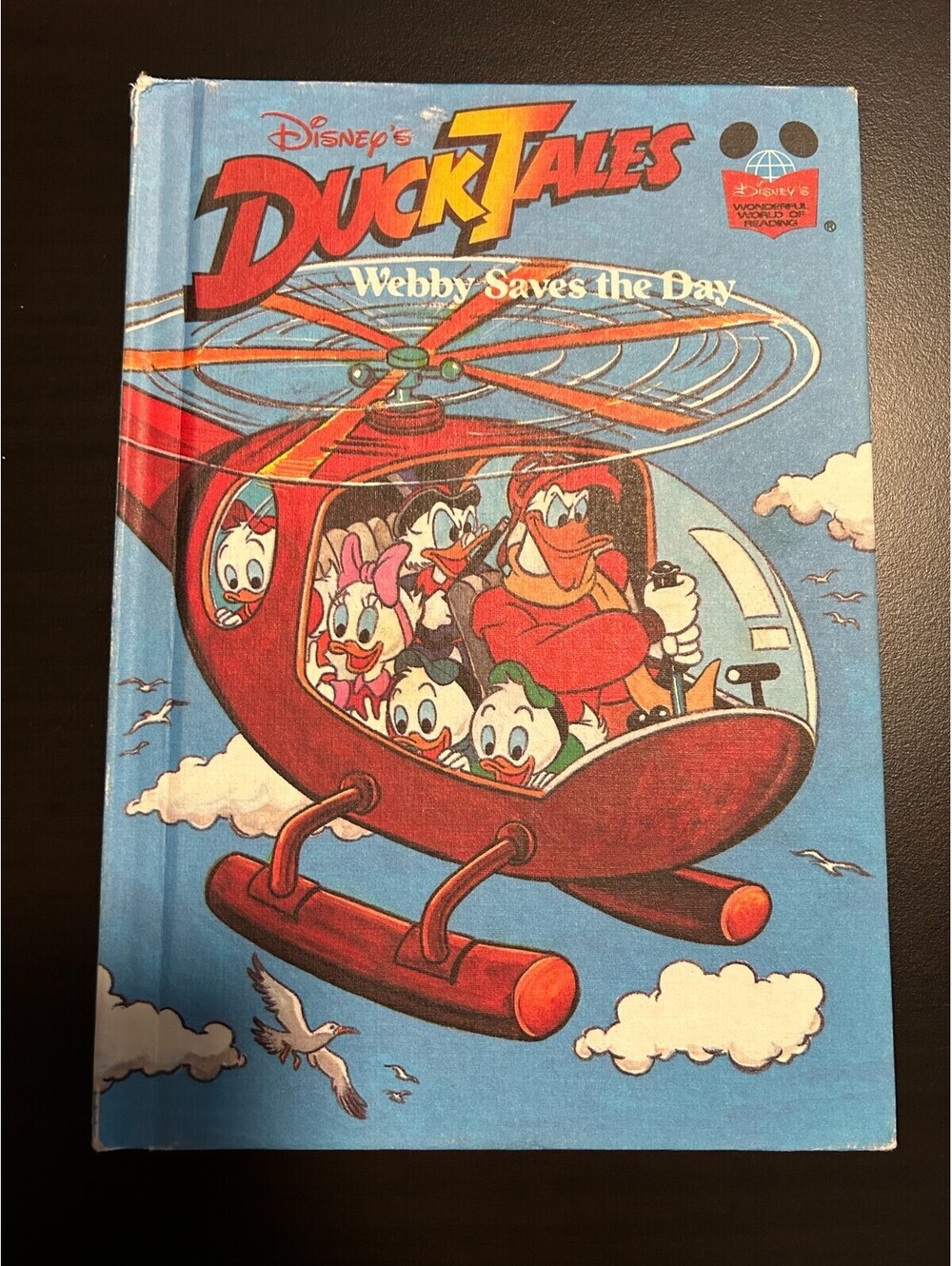 Disney's Duck Tales Webby Saves The Day 1989 Hardcover 1st Edition